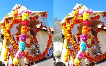 केदारनाथ धाम में पंचमुखी उत्सव डोली विराजमान, भैयादूज पर ओंकारेश्वर मंदिर के लिए होगी प्रस्थान