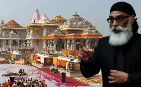खालिस्तानी आतंकी की धमकी के बाद अयोध्या में हाई अलर्ट, राम मंदिर की सुरक्षा और सख्त