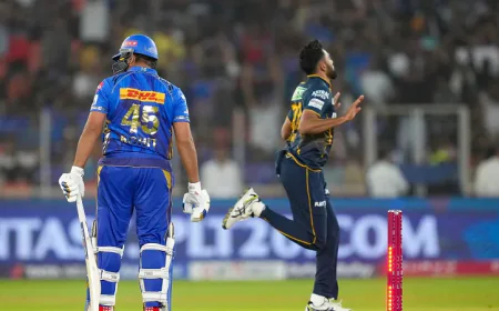 गुजरात टाइटंस ने मुंबई इंडियंस को 36 रनों से हराया, आईपीएल 2025 में दर्ज की पहली जीत