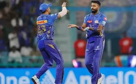 LSG vs MI: लखनऊ ने मुंबई को 12 रन से हराकर जीता रोमांचक मुकाबला, हार्दिक की हीरोइक्स बेकार