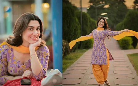 डेलबार आर्या ने 'जदों दा मोबाइल आज्ञा' में एक ताज़ा, देसी कॉलेज-गर्ल लुक अपनाया