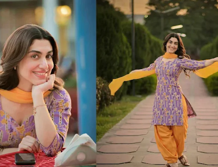 डेलबार आर्या ने 'जदों दा मोबाइल आज्ञा' में एक ताज़ा, देसी कॉलेज-गर्ल लुक अपनाया