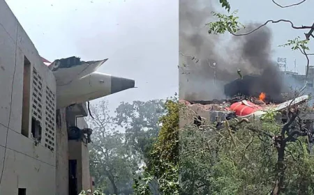 अहमदाबाद प्लेन क्रैश में गुजरात के पूर्व CM विजय रुपाणी का निधन, विमान टेकऑफ के दो मिनट बाद गिरा