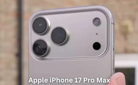 Apple iPhone 17 Pro Max की लॉन्चिंग डेट आई सामने , नई टेक्नोलॉजी के साथ मिलेगी शानदार परफॉर्मेंस