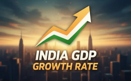 India Gdp Growth Rate में दिखा उछाल , मजबूती और विकास के साथ कई क्षेत्र में पकड़ हुई मजबूत
