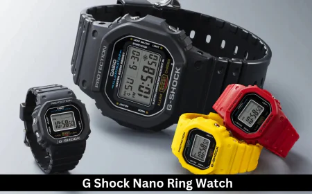 G Shock Nano Ring वॉच हुई लॉन्च अब मिलेगी स्टाइलिश रिंग शेप में जानें कीमत