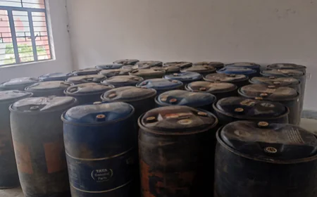 बिहार में नकली पेट्रोल-डीजल का बड़ा भंडाफोड़, 9,600 लीटर ईंधन के साथ 5 आरोपी गिरफ्तार