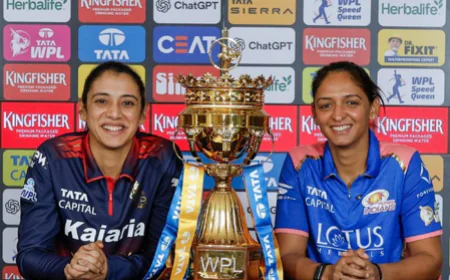 WPL 2026 Opening Match: मुंबई इंडियंस vs आरसीबी के साथ महिला प्रीमियर लीग का आगाज आज, जानें कब और कहाँ देखें लाइव