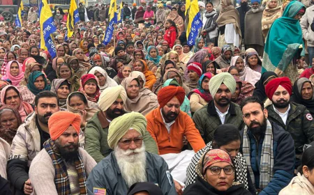 फतेहगढ़ साहिब में मनरेगा मजदूरों का महा-संग्राम, विधायक लखबीर राय और गुरप्रीत जीपी ने केंद्र को घेरा; बताया पंजाब विरोधी साजिश