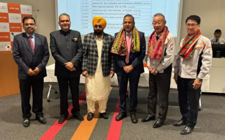 जापान दौरे में पंजाब को बड़ी कामयाबी: सीएम भगवंत मान ने 500 करोड़ का निवेश कराया, आइची स्टील से अहम समझौता