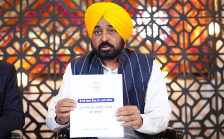 मुख्यमंत्री मान का सख्त संदेश: पंजाब और उसके अधिकार किसी को नहीं छीनने देंगे