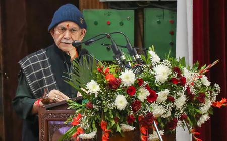 "आतंकवाद पर कड़ा प्रहार, विकास की नई रफ़्तार", उपराज्यपाल मनोज सिन्हा ने ऑपरेशन सिंदूर की सफलता को सराहा; जम्मू-कश्मीर वासियों को दी बधाई