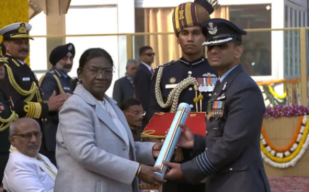 अंतरिक्ष यात्री शुभांशु शुक्ला को 'अशोक चक्र'; इंटरनेशनल स्पेस स्टेशन में मेथी-मूंग उगाकर रचा इतिहास, गगनयान पायलट को भी कीर्ति चक्र