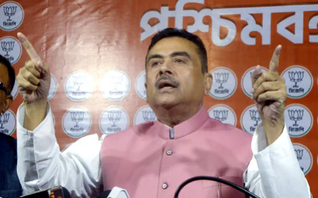 सुवेंदु अधिकारी का ममता सरकार पर बड़ा हमला: "चुनाव आयोग के आदेशों को ठेंगा दिखा रहा प्रशासन, अयोग्य मतदाताओं को छिपाने का खेल शुरू"