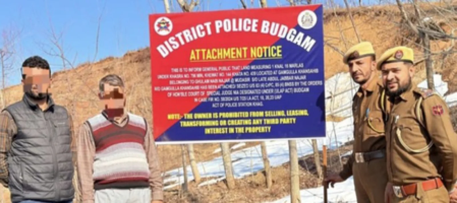 र्क से जुड़ी संपत्ति जब्त, देश विरोधी तत्वों को कड़ा संदेश