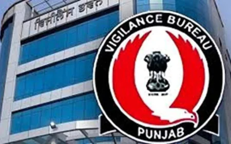 पंजाब विजिलेंस ब्यूरो की बड़ी कार्रवाई: बठिंडा आरटीओ क्लर्क डेविड को 2700 रुपये रिश्वत लेते रंगे हाथों गिरफ्तार किया