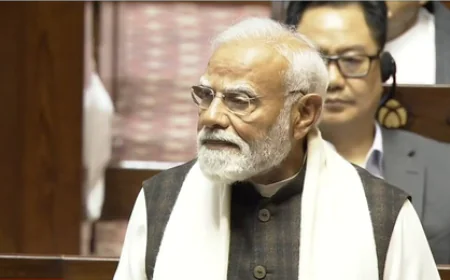 राज्यसभा में पीएम मोदी का संबोधन: 'रिफॉर्म एक्सप्रेस' पर सवार हुआ भारत, कांग्रेस की गलतियां सुधारने में जुटी सरकार