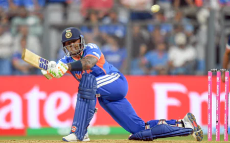 T20 विश्व कप 2026: कप्तान सूर्या की 'विराट' पारी, मुश्किल में फंसी टीम इंडिया को 161 तक पहुंचाया, USA को जीत के लिए 162 का लक्ष्य