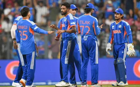 टी20 विश्व कप 2026: डिफेंडिंग चैंपियन भारत की विजयी शुरुआत, सूर्या के तूफान में उड़ा यूएसए