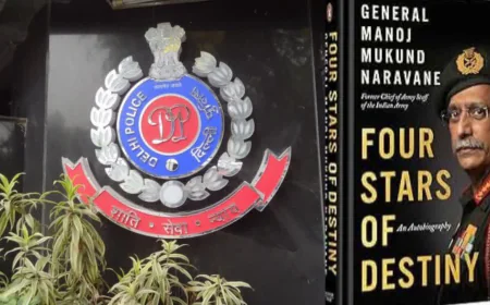 जनरल नरवणे की किताब का 'प्री-प्रिंट' वर्जन लीक: दिल्ली पुलिस की स्पेशल सेल ने दर्ज की FIR