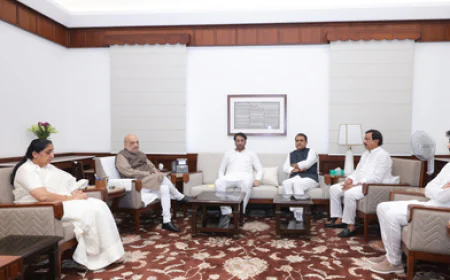 उपमुख्यमंत्री सुनेत्रा पवार की पीएम मोदी से 'खास' मुलाकात: अमित शाह बोले- "अजित दादा का विजन पूरा करना हमारा साझा कर्तव्य"