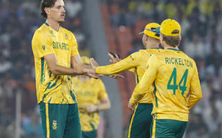 मार्को जानसेन का 'विकेट चौका': साउथ अफ्रीका की लगातार तीसरी जीत, ग्रुप-डी में टॉप पर पहुंची टीम