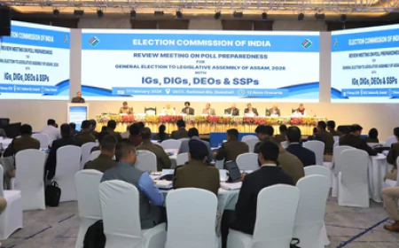 असम चुनाव 2026: गुवाहाटी में चुनाव आयोग की सर्वदलीय बैठक; बिहू त्योहार और 'सिंगल फेज' वोटिंग पर राजनीतिक दलों का जोर