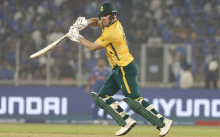 टी20 वर्ल्ड कप 2026: साउथ अफ्रीका ने भारत को दिया 188 रनों का लक्ष्य, मिलर और ब्रेविस ने पलटी हारी हुई बाजी