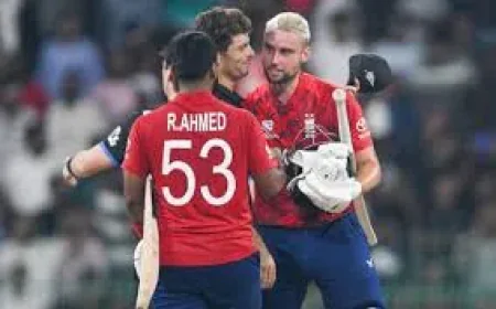 टी20 वर्ल्ड कप : 'रेहान-जैक्स ने मैच को न्यूजीलैंड से छीन लिया', जीत से गदगद नजर आए इंग्लिश कप्तान हैरी ब्रूक