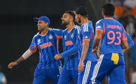 टी20 वर्ल्ड कप 2026: भारत बना 'विश्व विजेता'; फाइनल में न्यूजीलैंड को 96 रनों से रौंदकर रचा इतिहास, लगातार दूसरी बार जीती ट्रॉफी