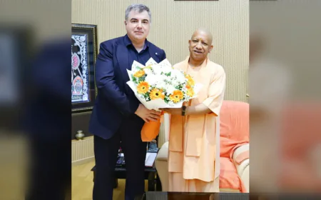 उत्तर प्रदेश बनेगा एडवांस्ड मटेरियल रिसर्च का हब: नोबेल विजेता कॉन्स्टेंटिन नोवोसेलोव ने सीएम योगी से की मुलाकात