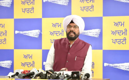 'आप' का सुखबीर बादल पर तीखा हमला: कुलदीप धालीवाल बोले "गैंगस्टर लाओ" मुहिम चला रहे हैं अकाली दल अध्यक्ष