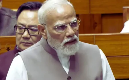 संसद में गूंजा पश्चिम एशिया संकट: पीएम मोदी ने कहा- '1 करोड़ भारतीयों की सुरक्षा सर्वोच्च प्राथमिकता', होर्मुज जलमार्ग पर दी कड़ी चेतावनी