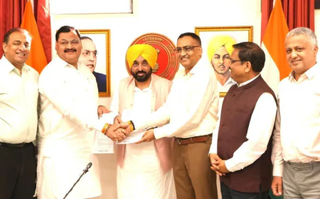 सीएम मान ने पेश किया खेल विभाग का रिपोर्ट कार्ड; बजट में 5 गुना बढ़ोतरी, 40 साल बाद बैडमिंटन और पहली बार हॉकी के बड़े टूर्नामेंट की मेजबानी