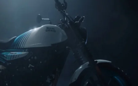 Royal Enfield Guerrilla 450 अपडेट का टीजर हुआ जारी 27 मार्च को होगी लॉन्च