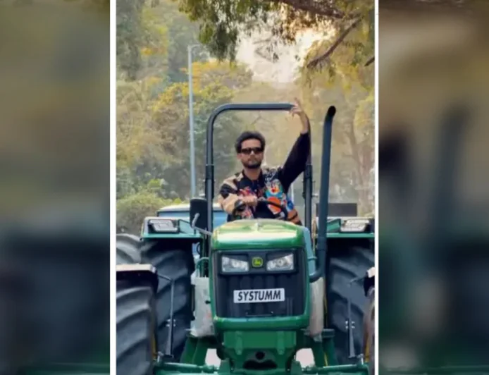 एल्विश यादव का 'सिस्टम' अब सड़कों पर: हरे ट्रैक्टर के साथ गुरुग्राम के 'राव साहब' का नया वीडियो वायरल