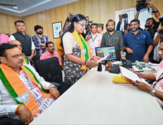 केरल चुनाव में BJP के समर्थन में तिरुवनंतपुरम पहुंचे CM भजनलाल शर्मा